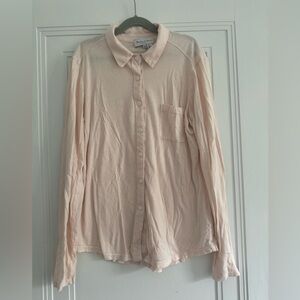Michael Stars cotton/modal button down knit shirt - XS